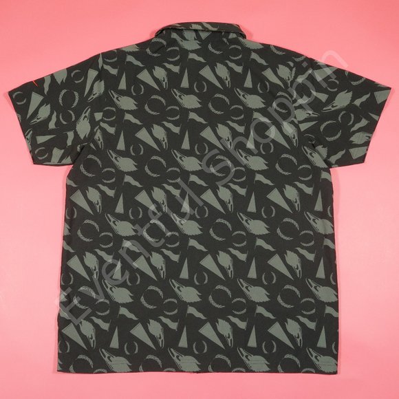 Nike Georgia Bulldogs SB Woven Short Sleeve Shirt in Black / Gray Sz XL - Picture 3 of 7